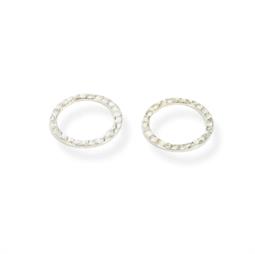 Banket ringe, vedhæng 12 mm, 2 stk.